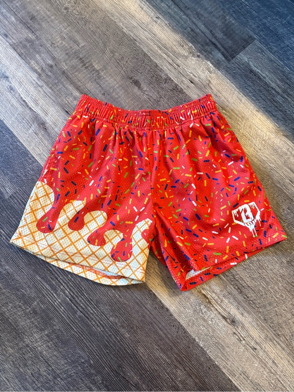 Baseball lifestyle 101 orange ice cream shorts men’s medium M